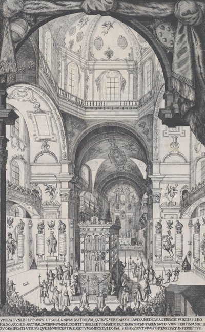 Katafalk Leopolda, arcivévody rakouského, 1646. od Wilhelm Frommer