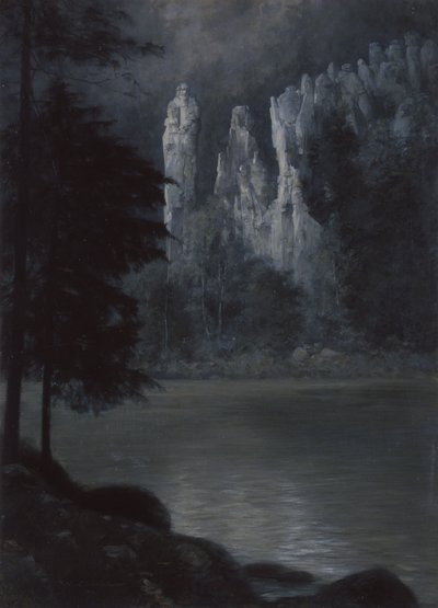 Hans Heiling (The Hans Heiling Rocks) od Wilhelm Gause