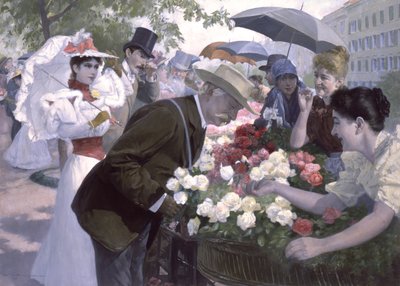 Červené nebo bílé růže? (Červené nebo bílé růže, pane?) od Wilhelm Gause