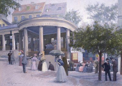 Schloßbrunnen (Zámecký pramen) od Wilhelm Gause