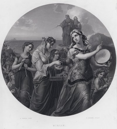 Miriam (rytina) od Wilhelm Hensel