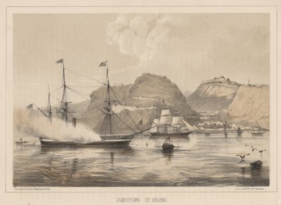 Jamestown, Svatá Helena, 1855 od Wilhelm Joseph Heine