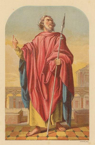 Svatý Matouš (barevná litografie) od Wilhelm Kandler