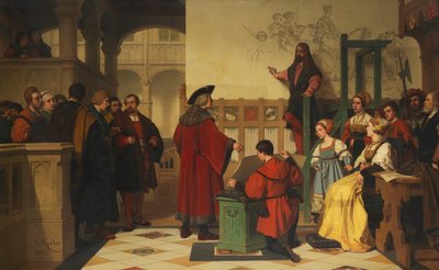 Albrecht Dürer navštívil císař Maxmilián, 1870. od Wilhelm Koller