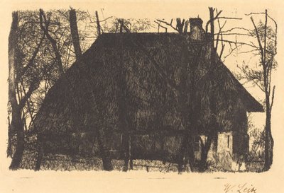 Statek od Wilhelm Maria Hubertus Leibl
