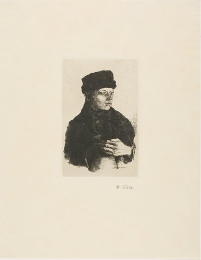 Sedlák s džbánem od Wilhelm Maria Hubertus Leibl