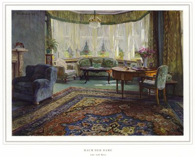 Podnikání výrobců koberců Továrna na koberce Half-moon od Koch und Te Kock (barevná lito) od Wilhelm Ludwig Heinrich Claudius