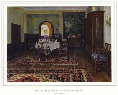 Podnikání výrobců koberců Továrna na koberce Half-moon od Koch und Te Kock (barevná lito) od Wilhelm Ludwig Heinrich Claudius