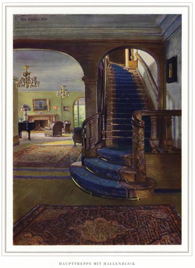 Podnikání výrobců koberců Továrna na koberce Half-moon od Koch und Te Kock (barevná lito) od Wilhelm Ludwig Heinrich Claudius