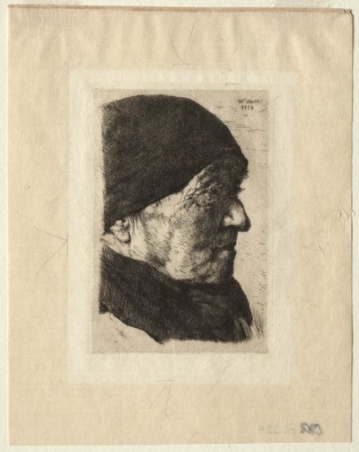 Hlava rolníka, 1874. od Wilhelm Maria Hubertus Leibl