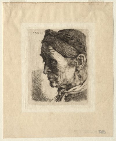 Hlava selské ženy, 1874. od Wilhelm Maria Hubertus Leibl
