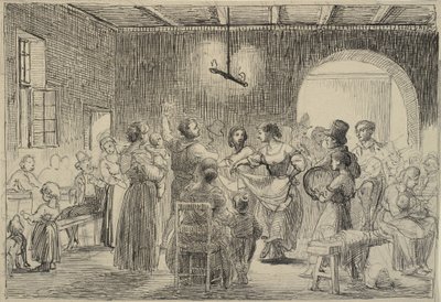 V i a osteri od Wilhelm Marstrand