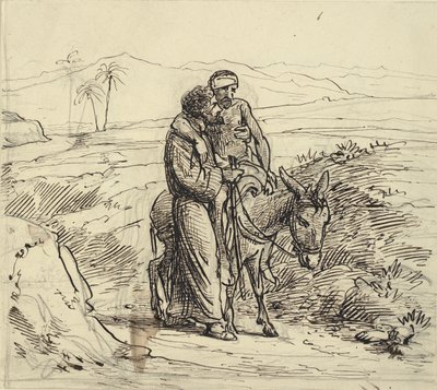 Milosrdný Samaritán doprovází raněné od Wilhelm Marstrand