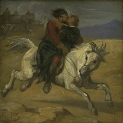 Scéna únosu od Wilhelm Marstrand