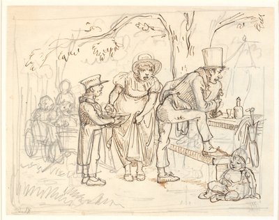 Nehoda na lesním výletě ševcovské rodiny od Wilhelm Marstrand