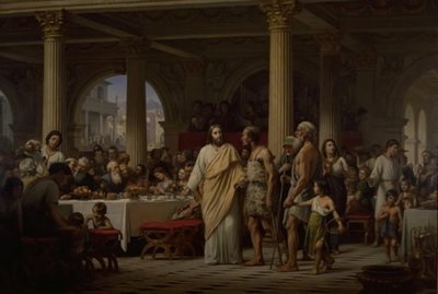 Podobenství o poslední večeři od Wilhelm Marstrand