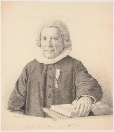 Pastor "Seyer Malling Beyer i sit 94de Aar" od Wilhelm Marstrand