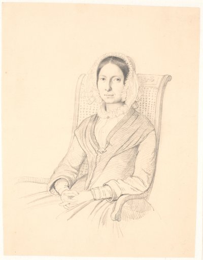 Portrét Sophie Frederikke Raffenbergové, sedící v křesle od Wilhelm Marstrand