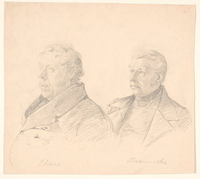 Portréty dvou občanů Roskilde „Ehlers“ a „Brünniche od Wilhelm Marstrand