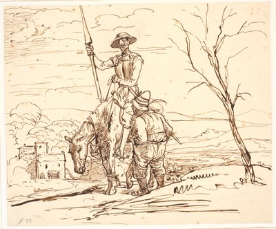 Sancho Panza vypráví příběh o kozách od Wilhelm Marstrand