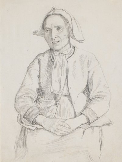 Sedící Švédka, koleno od Wilhelm Marstrand