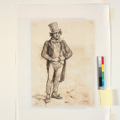 Studie nedělně oděného ševce v jiné podobě od Wilhelm Marstrand