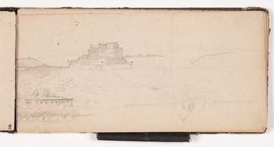 Pohled na město v italské horské krajině od Wilhelm Marstrand