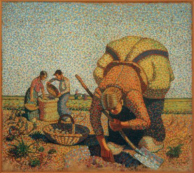 Kartoffelernte II od Wilhelm Morgner