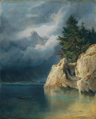horské jezero od Wilhelm Steinfeld