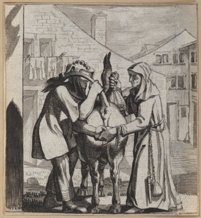 Blázen hrabající peníze od Wilhelm Stettler