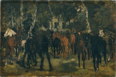 Sesedli kyrysníci od Wilhelm Trübner