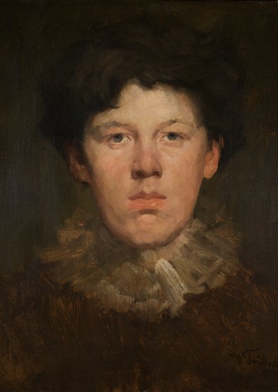 Chlapec s volánem od Wilhelm Trübner