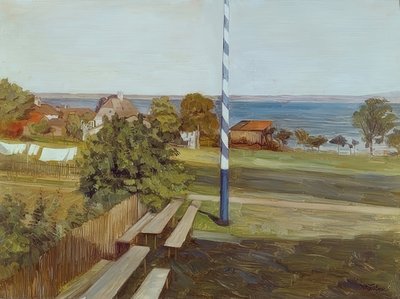 Hostinec u jezera Herrenchiemsee od Wilhelm Trübner