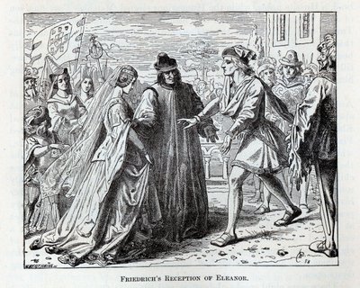 Friedrichova recepce Eleanor, 1882 od Wilhelm Werthmann