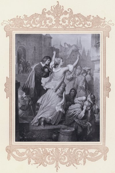 Clarchen, Egmont (litho) od Wilhelm von (after) Kaulbach