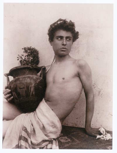 Portrét chlapce (foto) od Wilhelm von Gloeden