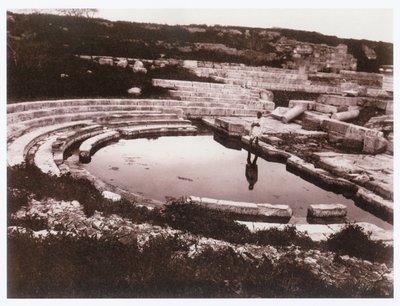 Divadlo, Taormina, Sicílie, Itálie (foto) od Wilhelm von Gloeden