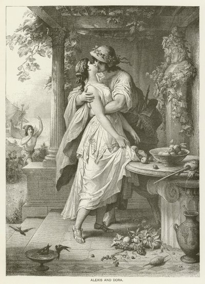 Alexis a Dora od Wilhelm von Kaulbach
