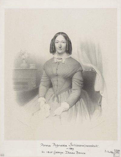 Portrét Anny Agnesie Bruce-Schimmelpenninck od Wilhelmus Cornelis Chimaer van Oudendorp