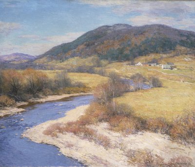 Indiánské léto, Vermont od Willard Leroy Metcalf