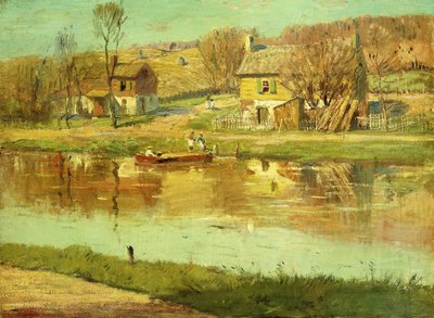 Odrazy ve vodě, c.1895-1919 od Willard Leroy Metcalf