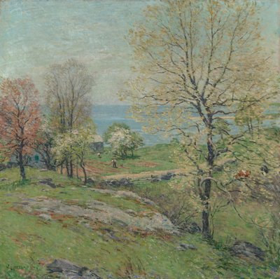 Pučící dub, 1916. od Willard Leroy Metcalf