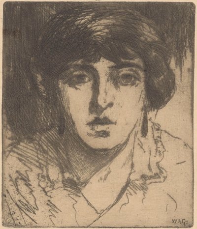 Portrét neznámé ženy od Willem Adrianus Grondhout (signed by artist)