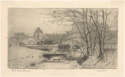 Spring (původní název na objektu) od Willem Adrianus Grondhout (signed by artist)