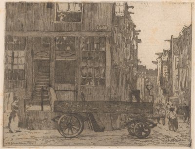 Zwanenburgwal v Amsterdamu od Willem Adrianus Grondhout