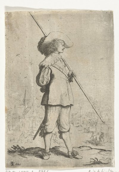 stojící voják od Willem Basse (attributed to)