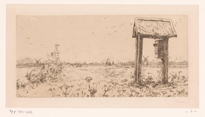 Pastviny na Kaag, s poštovní schránkou Letterbox, Kaag (původní název) od Willem Bastiaan Tholen (signed by artist)