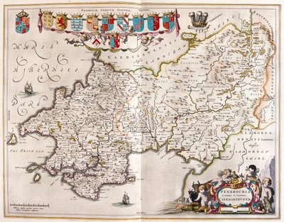 Pembrokrshire and carmarthenshire, in 