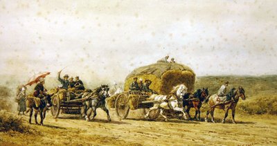 Závod na trh od Willem Carel Nakken