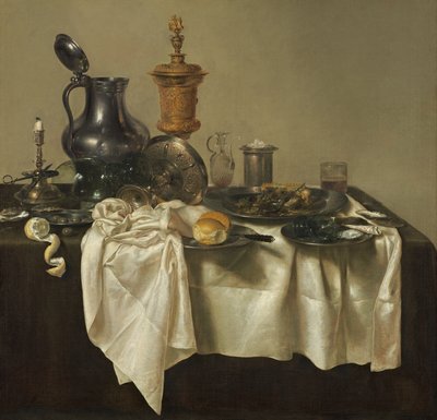 Banketový kousek s mletým koláčem od Willem Claesz. Heda